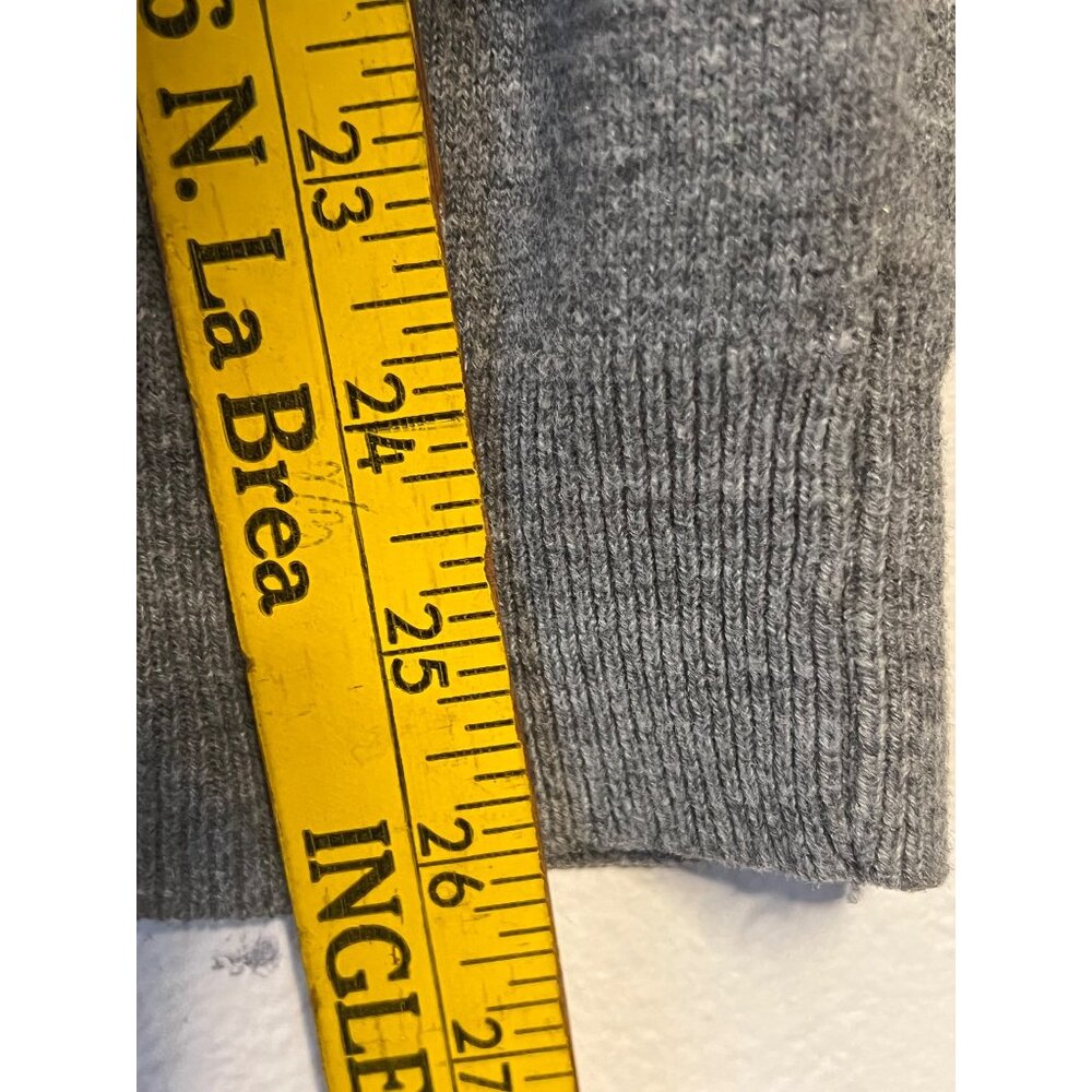 Vintage Designers Originals Womens 38 Medium Gray Turtleneck Sweater USA Acrylic - Picture 12 of 16